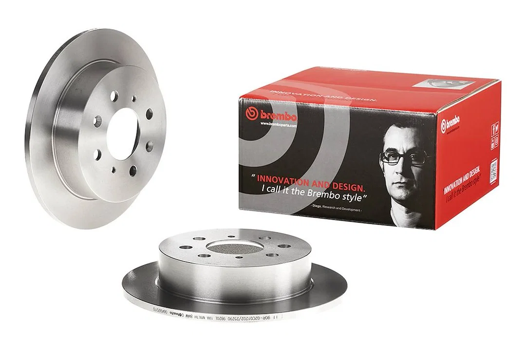08A92010C02 – BREMBO Brake Rotor, Solid One Piece Design Wheel Bolt Pattern 4 x 100 Millimeter 239 Millimeter Diamete...